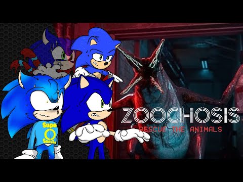 SONIC AND HOGGERS PLAY ZOOCHOSIS! PART 2  THE PENGUIN CAN FLY!