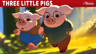 Three Little Pigs and The Big Bad Wolf 🐷🐺 English Fairy Tales and Stories