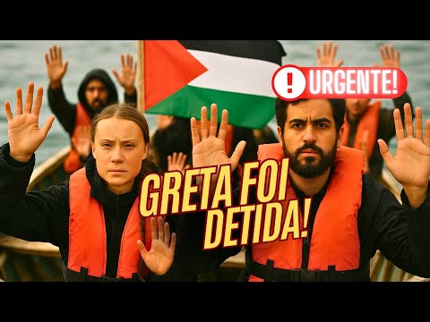 MARINHA ISRAELENSE INTERCEPTA BARCO DE GRETA! FOI LEVADA DETIDA!