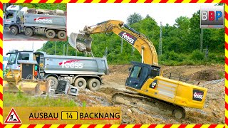 CAT 336 m. Hammer & Sieblöffel - B14 Backnang, 2025. Teil 3
