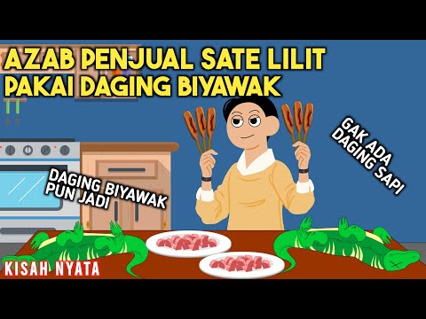 AZAB PENJUAL SATE LILIT PAKAI DAGING BIYAWAK!  SIPIRA EPISODE 85! | SINETRON AZAB