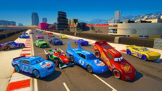 Cars Ultimate Circuit Race The King McQueen Doc Hudson Cruz Ramirez Jackson Storm Bernoulli Showdown