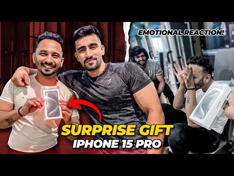 😍Gifting My friend an IPHONE 15 Pro || OUR STORY