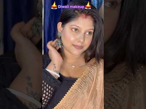 কালীপুজোর মেকআপ লুক #makeup #diwali #shorts #ytshorts