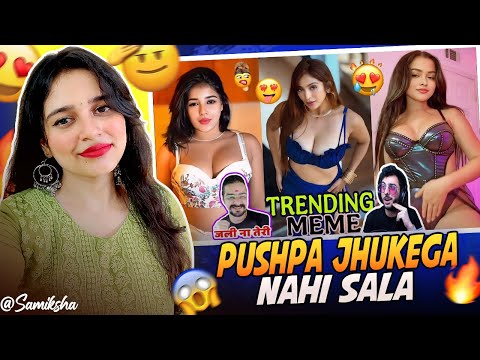 Dank Indian Memes Reaction🤣| Trending Memes | Indian Memes Compilation | Antim Page |Samiksha Sengar