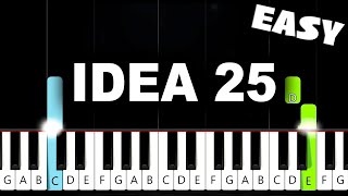 Gibran Alcocer, Andrea Vanzo - Idea 25 - EASY Piano Tutorial