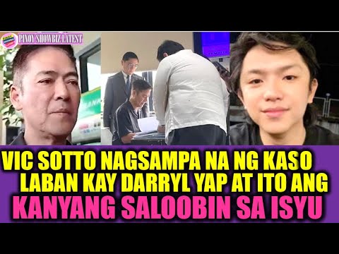 Vic Sotto NAGSALITA NA at nagsampa ng kaso laban kay Darryl Yap! Ang buong saloobin ni Bossing Vic!