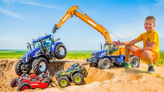 Darius and the Tractor Traffic Rules | Road Safety for kids |Kidscoco Cub