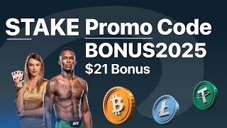 Stake Promo Code "BONUS2025" — Claim $21 Free Bonus + Daily Cashback & VIP Rewards!