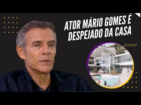 Mário Gomes é despejado da casa onde mora com a família, no Rio