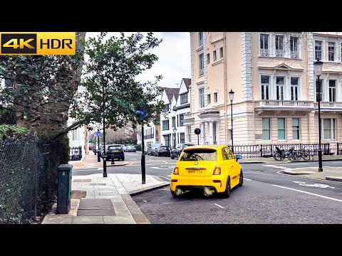 A Cloudy ☁️ Dreamlike Walk in Kensington 😍🌁 | London [4K HDR]