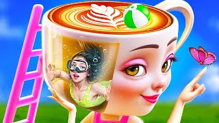 Dari Kutu Buku Menjadi Ballerina Cappuccina! Cara Menjadi Populer Di Pesta Italian Brainrot!