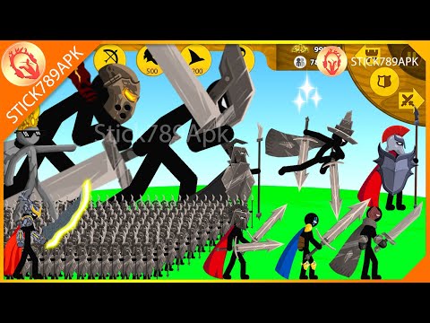 EPIC STICKMAN STEELRON GRIFFON, XIPHOS, WRATHNAR VS FINAL BOSS | Stick War Legacy Mod | Stick789Apk