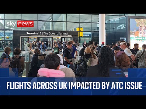 Delays at UK airports after outbound flights grounded by technical issue