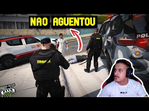 ME DEU UM SOCO NA FUGA AI JÁ SABE NÉ ''CHOQUE'' - GTA RP