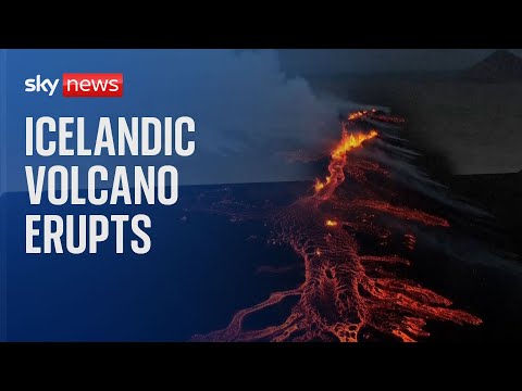 Watch live: Icelandic volcano erupts near Reykjavik