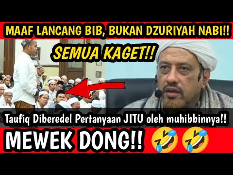 MEWEK!! TAUFIQ ASSEGAF BENGONG DITANYA JAMAAH NYA SOAL NASAB!! UDAH MULAI PERCAYA KYAI IMAD! 🤣