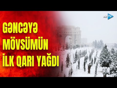 Azərbaycanın ikinci böyük şəhərinə İLK QAR yağdı: gücləndirilmiş iş rejiminə keçid edildi - BAĞLANTI