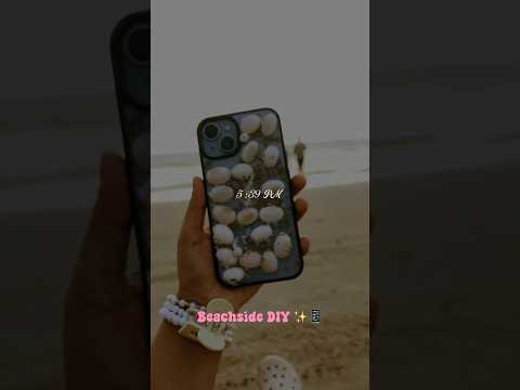 Beachside DIY Phone Case Easy & Aesthetic Phone Cover #fyp #diy #ytshorts #yt #shorts #shortsfeed