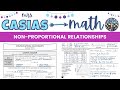 Non-Proportional Relationships and Functions