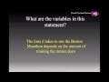 Variables in Scientific Experiments