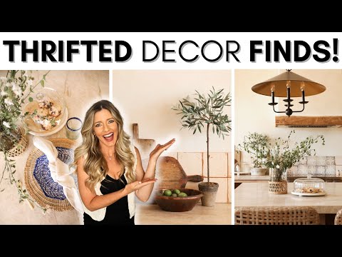 THRIFTING HIGH-END HOME DECOR || STYLING THRIFTED DECOR || HOME DECORATING IDEAS ON A BUDGET