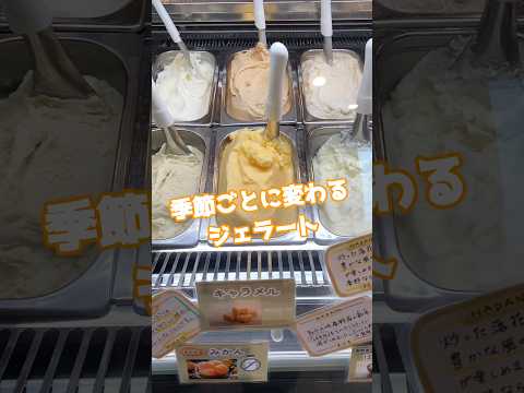 【ジェラート】アイスが大好き甘い物ご大好き#ジェラート #甘い物 #暑い時はこれ