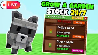 Grow a Garden STOCK, Weather, and TRADE (24/7) | 🔴LIVE🔴