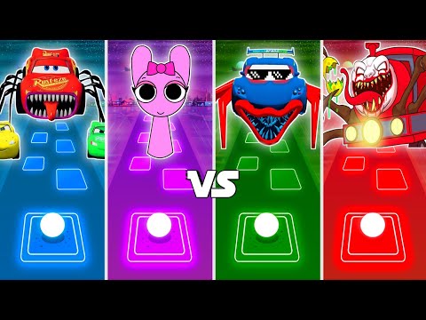 Lightning McQueen Eater 🆚 Sprunki Eater 🆚 Cars 3 Eater 🆚 Choo Choo Charles - Tiles Hop V Gamer