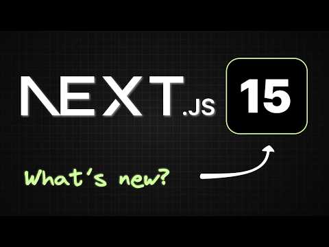 Next.js 15 is FINALLY here!