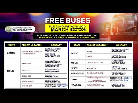 FIRST SUNDAY/ANOINTING SERVICE // 01-03-2026