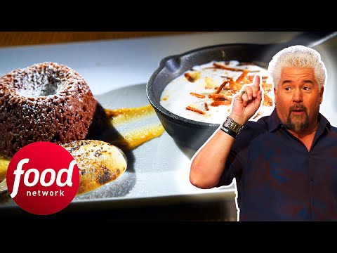 Guy Fieri AMAZED By These Sweet Potato & Corn Based Desserts | Guy's Grocery Games