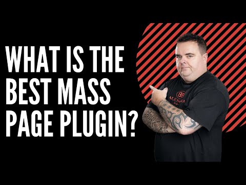 What is the Best Mass Page Plugin?