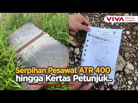 Serpihan Pesawat ATR 400 yang Disewa KKP Ditemukan