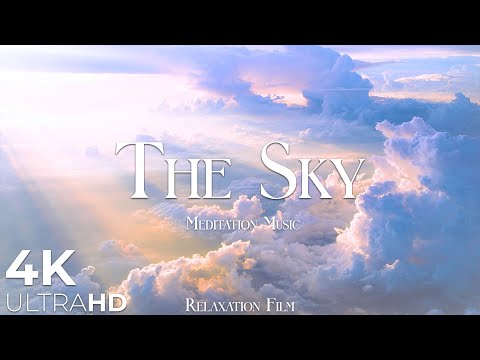The Sky Is Beautiful - Flying Through Clouds and bath with Relaxing Music - 4k Video HD Ultra