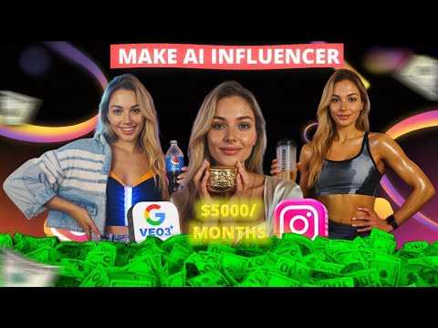 How to Create Realistic AI Instagram Models (Google Veo 3 Tutorial)