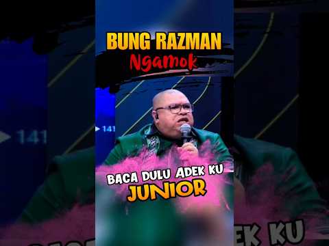 Razman Nasution: baca dulu ini adek ku #razmanarifnasution #inews