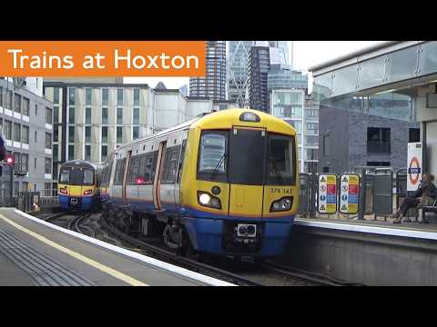 London Overground Trains At Hoxton