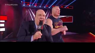 Brock Lesnar goes face to face with Goldberg and The Undertaker....