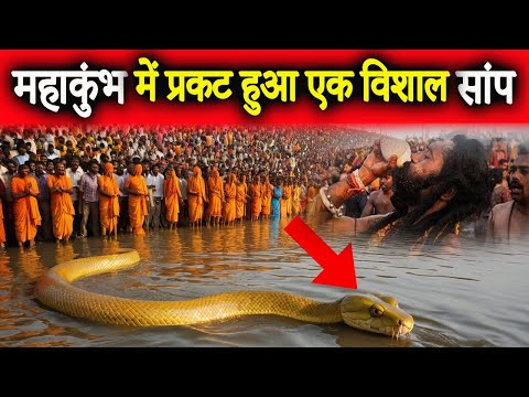 अचानक महाकुंभ में प्रकट हुआ एक विशालसांप, भक्त हुए हैरान | Snake in mahakumbh | Mahakumbh 2025