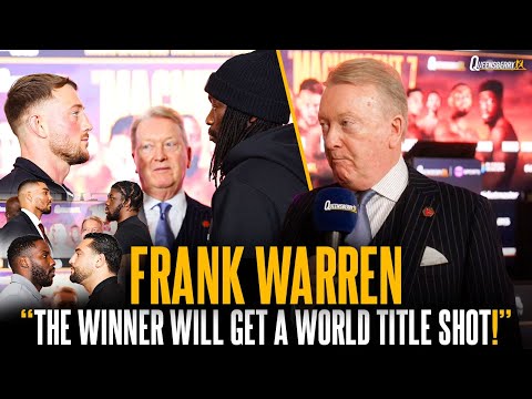 Frank Warren PROMISES “World Title Fight” for Pauls vs Bentley Winner & Talks the Heavyweights 💥