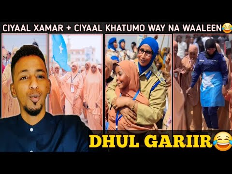DHUL GARIIR😳 CIYAAL XAMAR & CIYAAL KHATUMO WA NA WAALEEN😂 TEAM F4 OO SOCIAL MEDIA GARIIRIYEY LAST 24