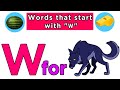 Learning the Letter W