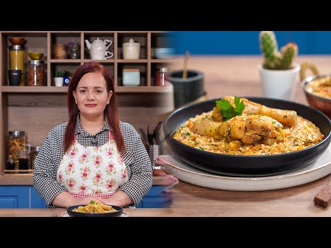 Pilaf de orez cu carne de pui | JamilaCuisine