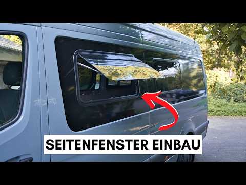 Seitenfenster selbst einbauen im Campervan - so geht's! Carbest RW Van Einbau Anleitung