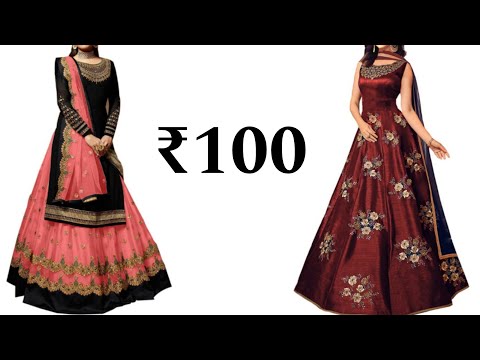 Buy Latest Sharara Suit ₹100 / Anarkali Dress In Cheap Price // Wholesale Rate Gown