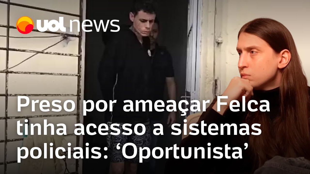 Preso por ameaçar Felca tinha acesso a sistemas policiais e é investigado por exploração sexual