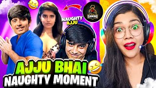 Ajju bhai Naughty Moment 🤣 || Reaction || Bindass Laila @TotalGaming093 