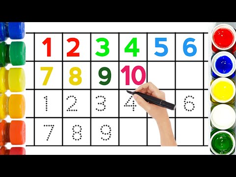 123 Numbers Learn Counting | 1234 Number Names | 1 To 20 Numbers Song | 12345 learning for kids |