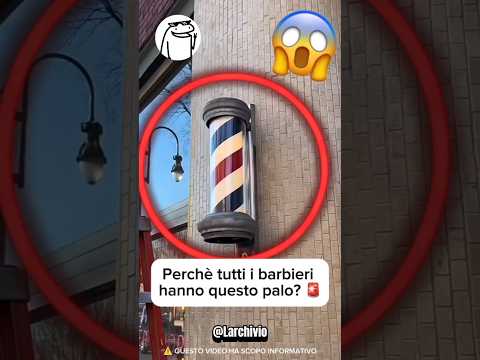 MA PERCHÉ TUTTI I BARBIERI HANNO QUESTO PALO FUORI? 😱 #curiosità #informative